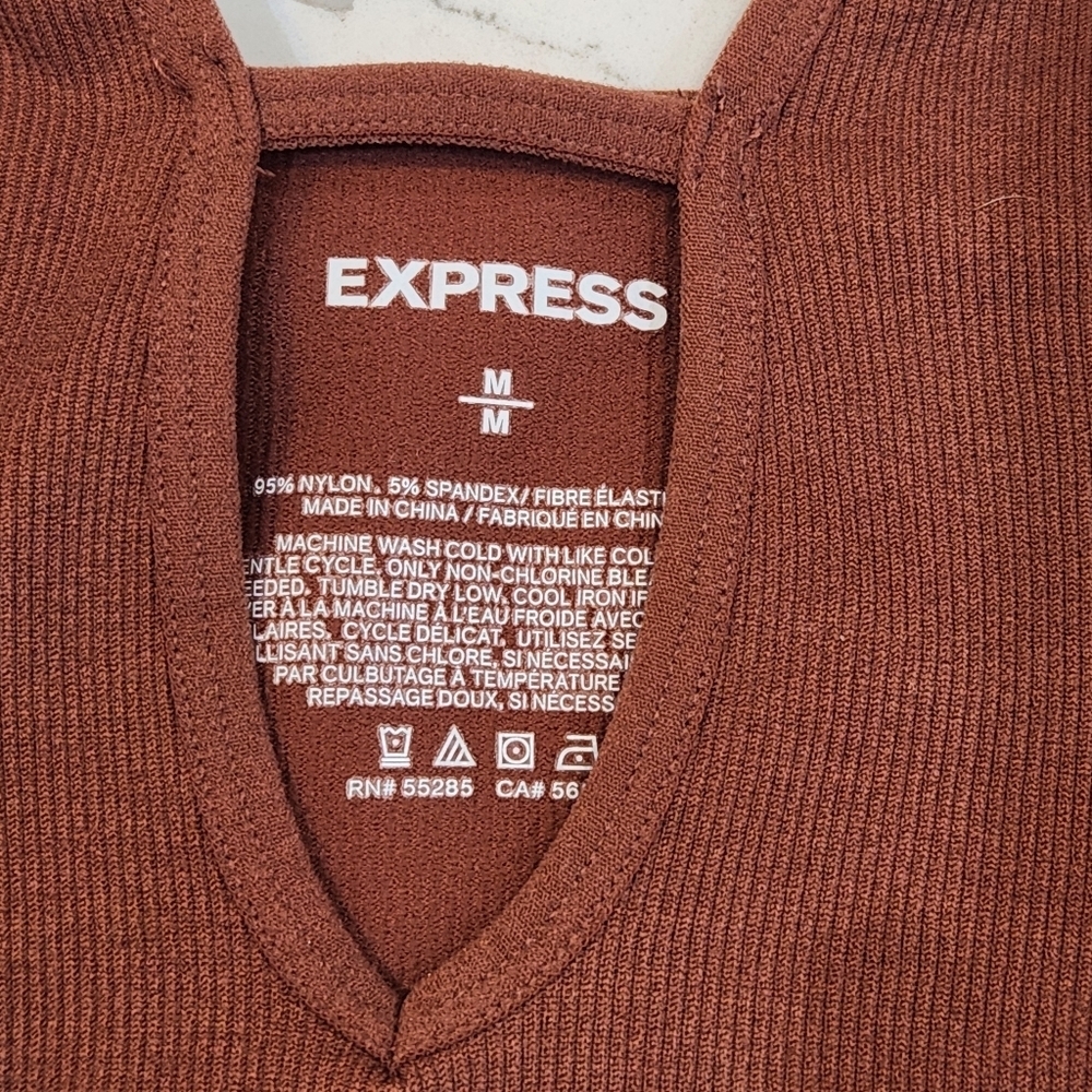 Express Spaghetti Strap Stretch Pullover Top Size… - image 8